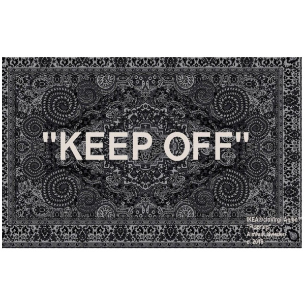 Virgil Abloh x IKEA “KEEP OFF”