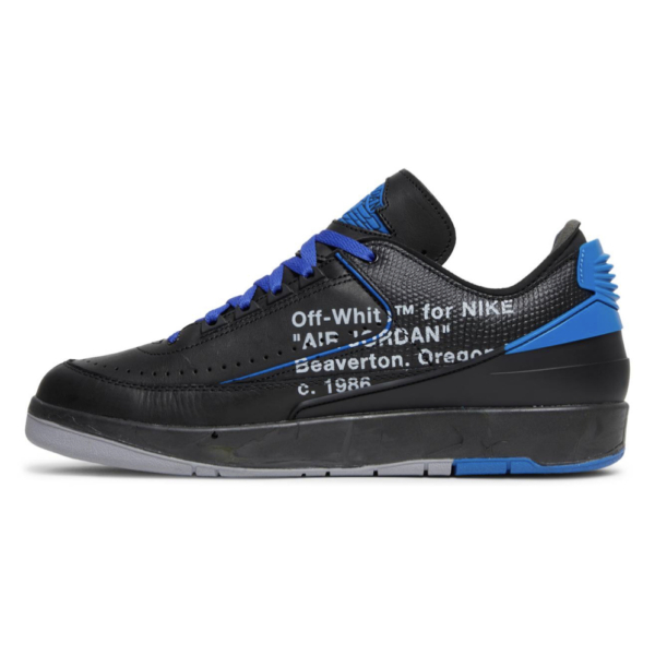 Air Jordan 2 Retro Low SP Off-White Black Blue
