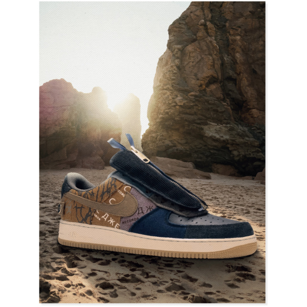 Obraz na płótnie Air Force 1 Low x Travis Scott