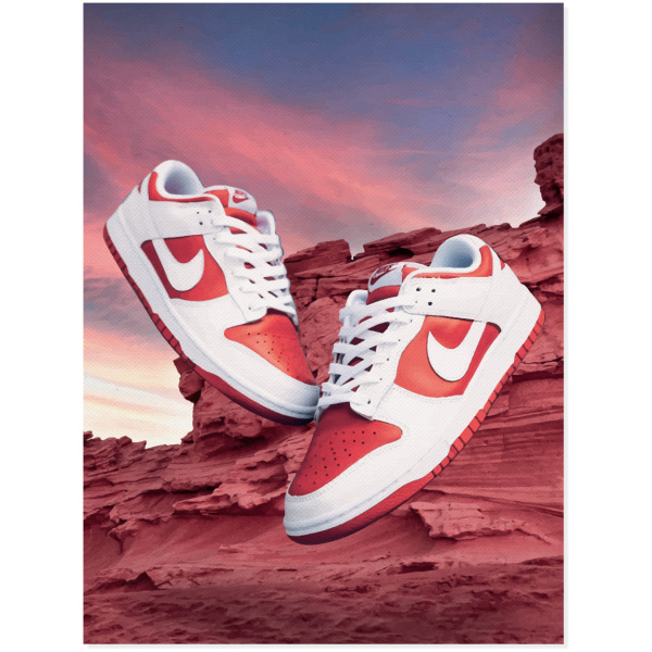 Obraz na płótnie Nike Dunk Low Retro University Red