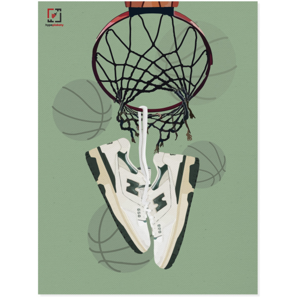 Obraz New Balance 550 “White Green”