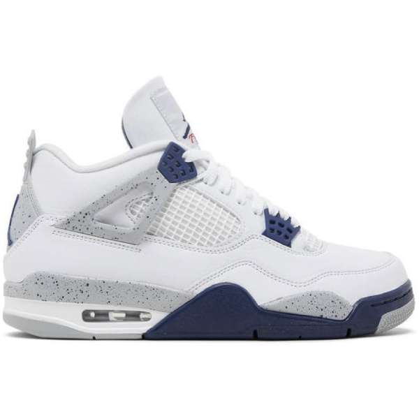 Air Jordan 4 White Midnight Navy