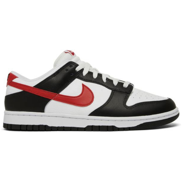 Nike Dunk Low Black White Red
