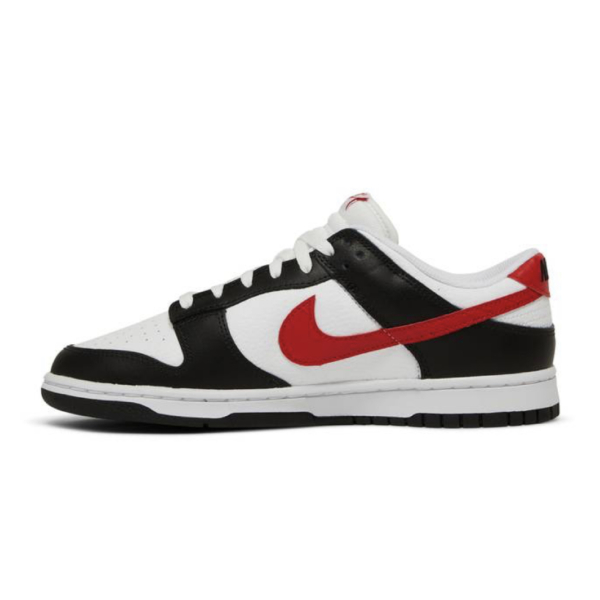 Nike Dunk Low Black White Red
