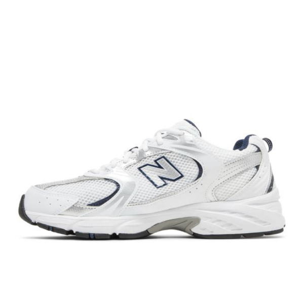 New Balance 530 White Silver Navy