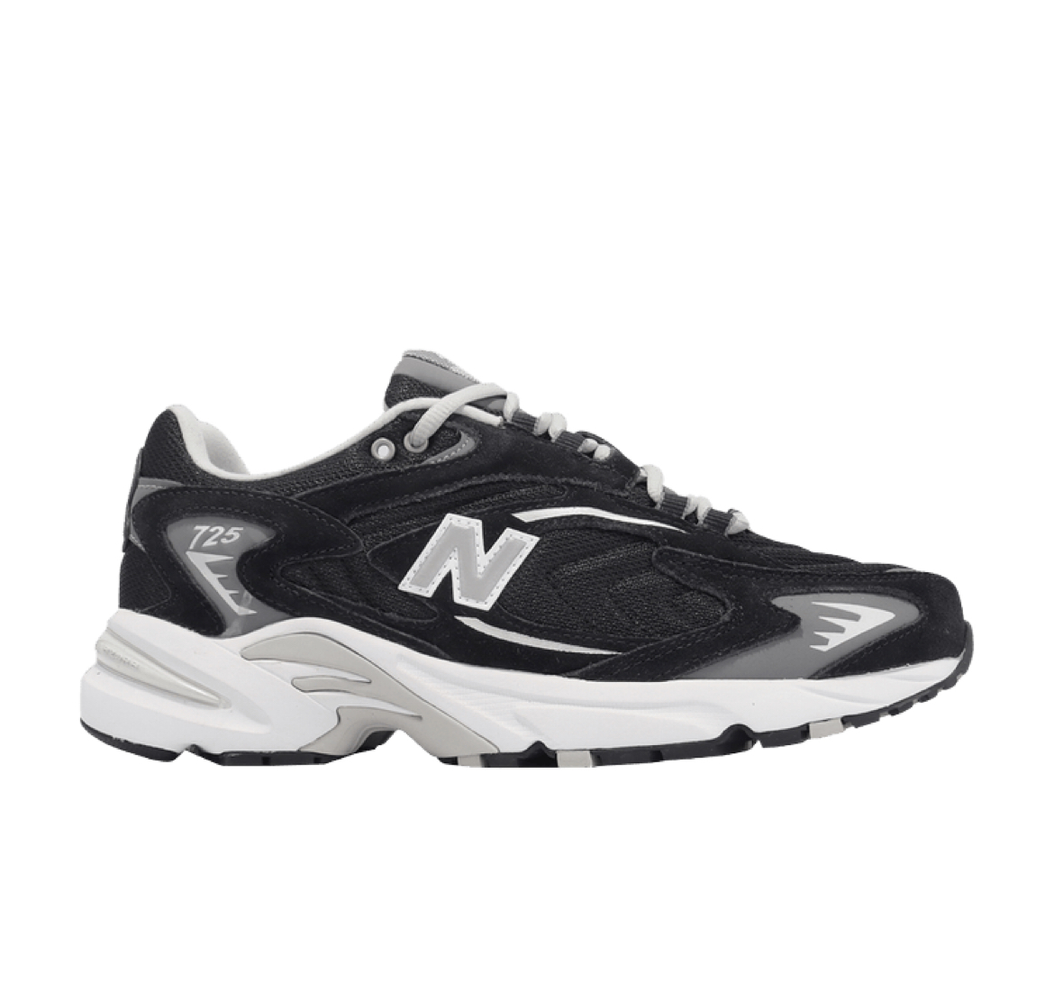 New Balance 725 Black Grey White