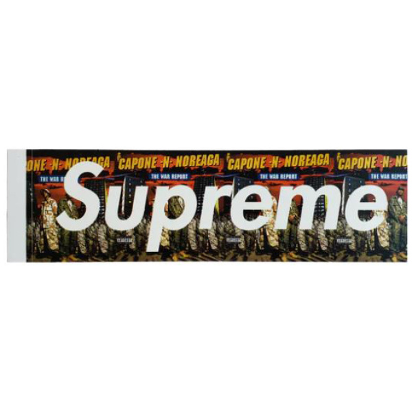 Supreme CNN Capone N Noreaga War Report Box Logo