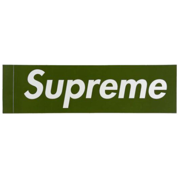 Supreme Berlin Olive Box Logo