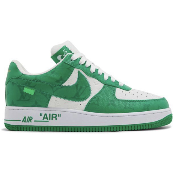 Nike Air Force 1 Low x Louis Vuitton White Gym Green