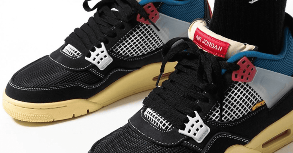 Buty Air Jordan 4 Retro Union Off Noir: Klasyczny Styl i Innowacyjna Technologia