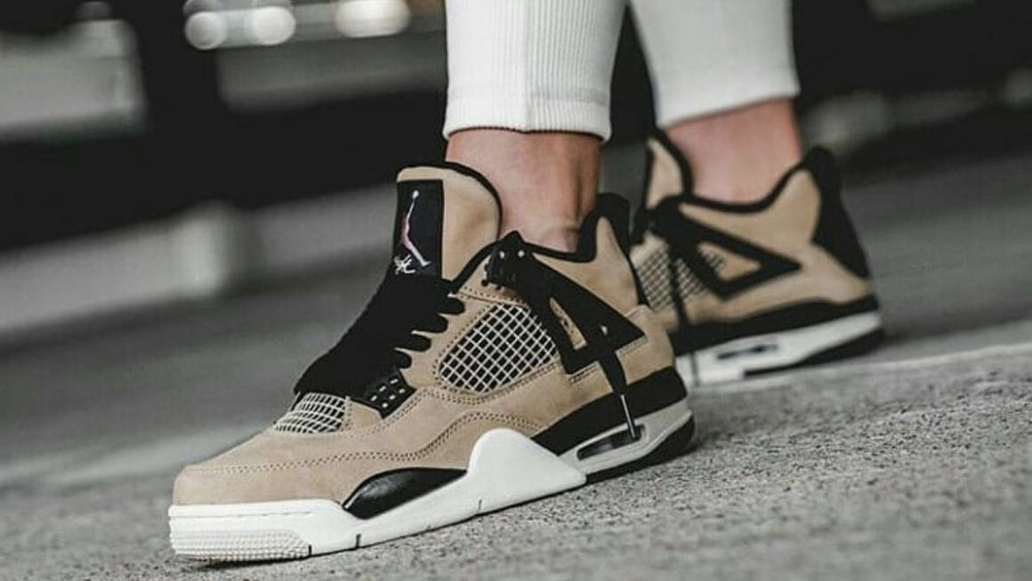 Air Jordan 4 Retro Fossil: Klasyczny Styl i Komfort dla Wymagających