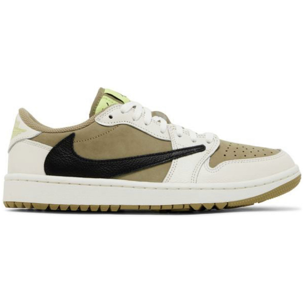 Air Jordan 1 Retro Low Golf Travis Scott Neutral Olive