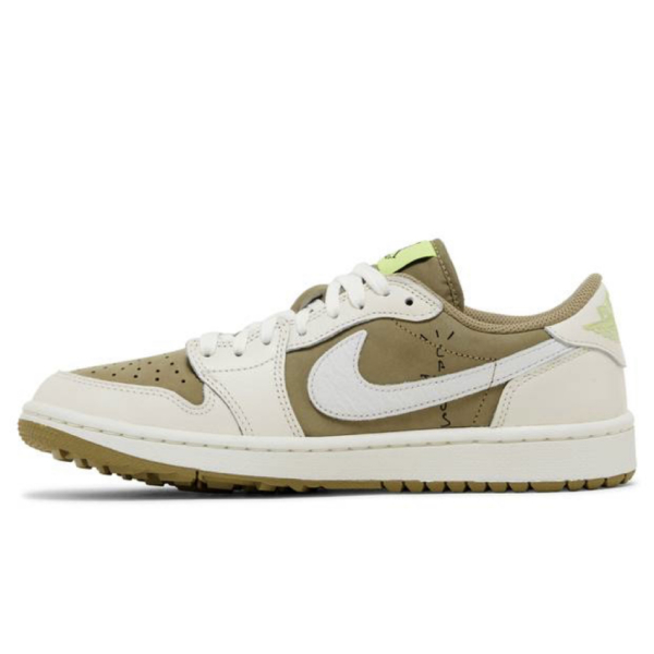 Air Jordan 1 Retro Low Golf Travis Scott Neutral Olive