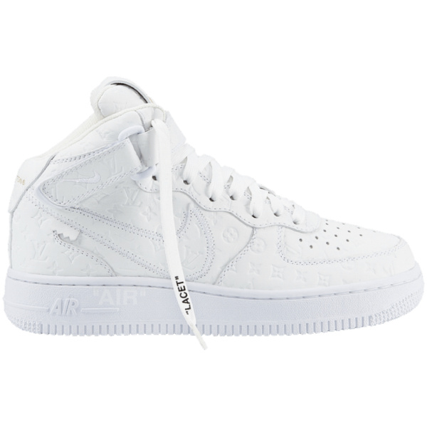 Nike Air Force 1 Mid x Louis Vuitton White