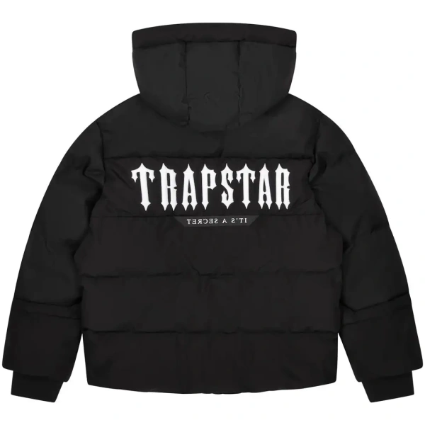 Trapstar Decoded Hooded Puffer - 2.0 Black 2023