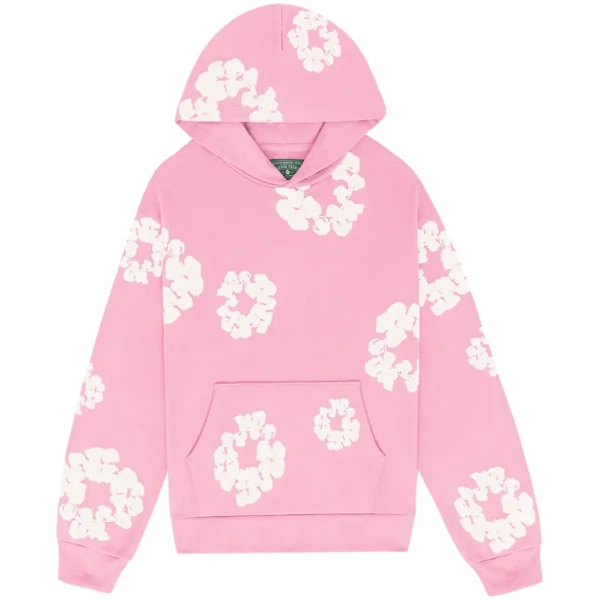 Denim Tears The Cotton Wreath Hoodie Różowa