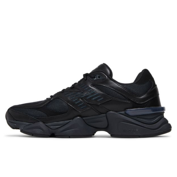 New Balance 9060 Triple Black Leather