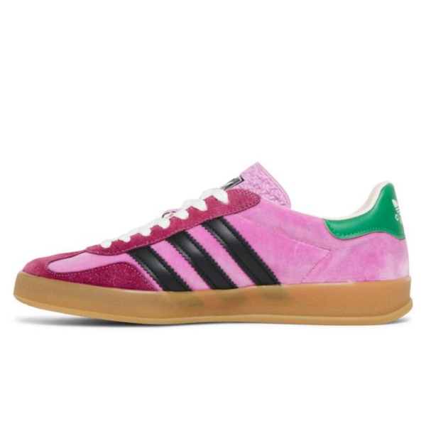 Adidas x Gucci Gazelle Pink Velvet