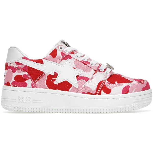 A Bathing Ape Bape Sta Low ABC Camo 20th Anniversary Pink