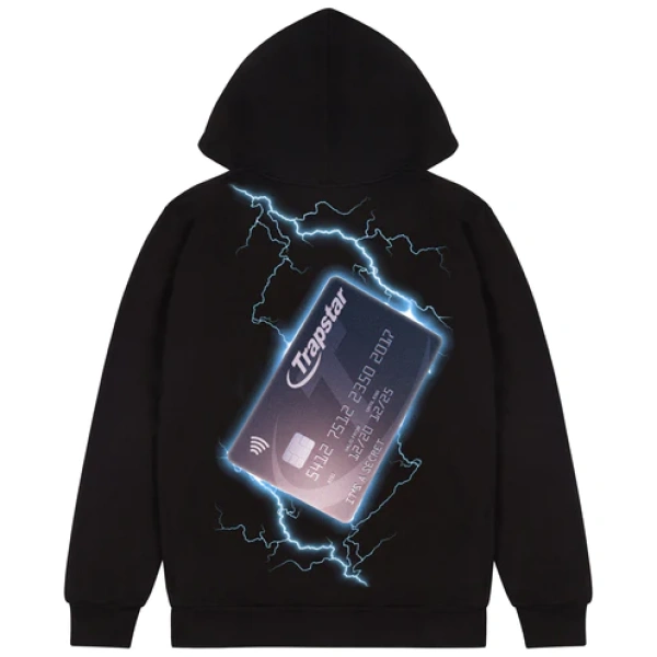 Trapstar Charge It Hoodie Black