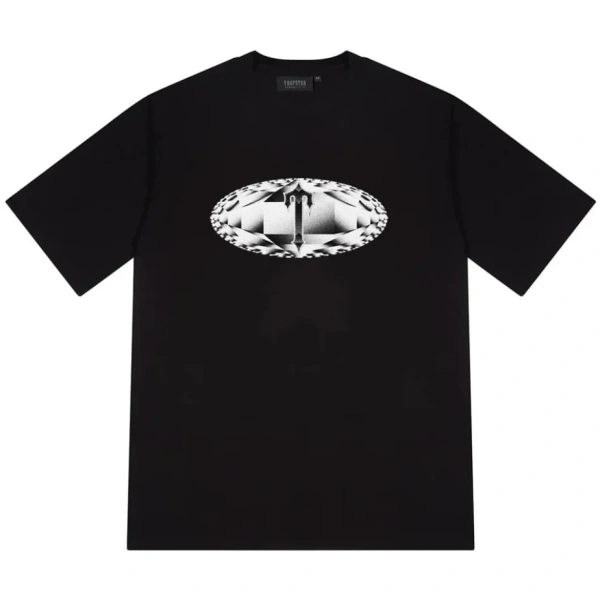Trapstar Diamond In The Rough Tee Black