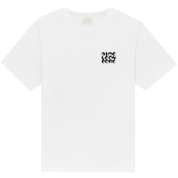 Aimé Leon Dore Stacked Logo Tee White