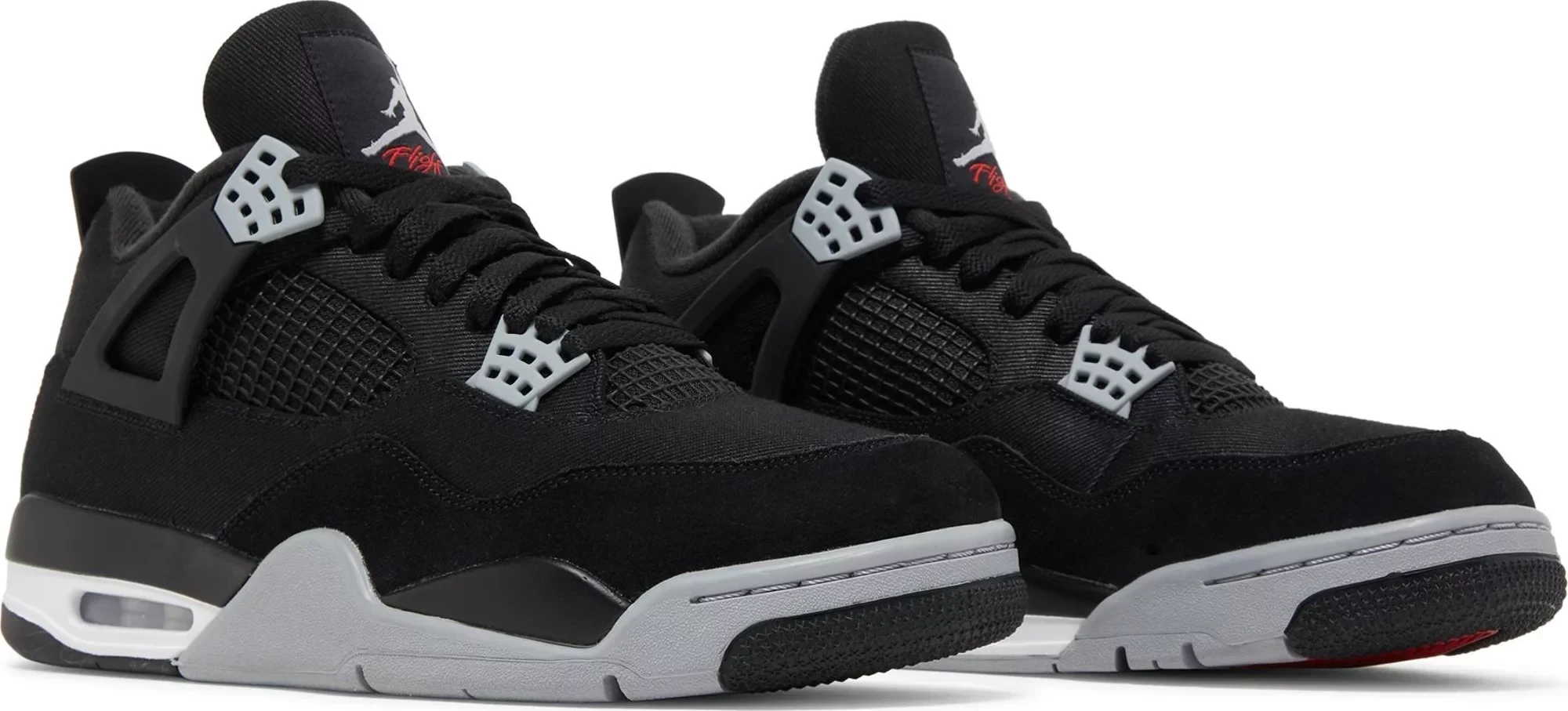 Air Jordan 4 Retro SE Black Canvas - obrazek 5