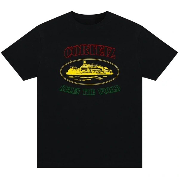 Corteiz Irie Alcatraz Tee Black