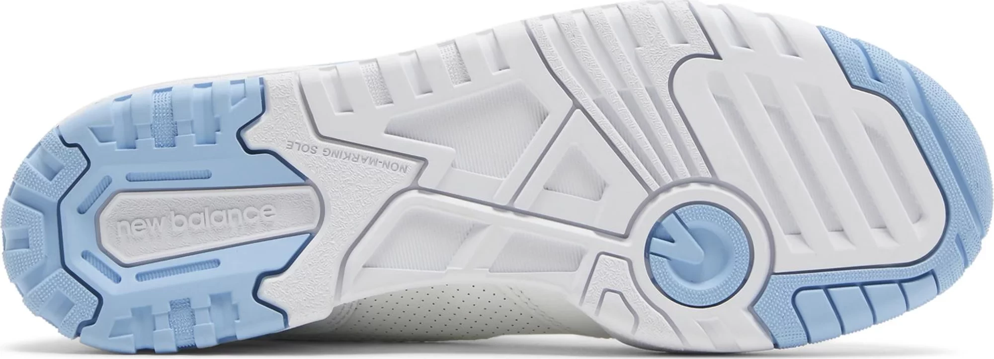 New Balance 550 UNC White Dusk Blue - obrazek 3