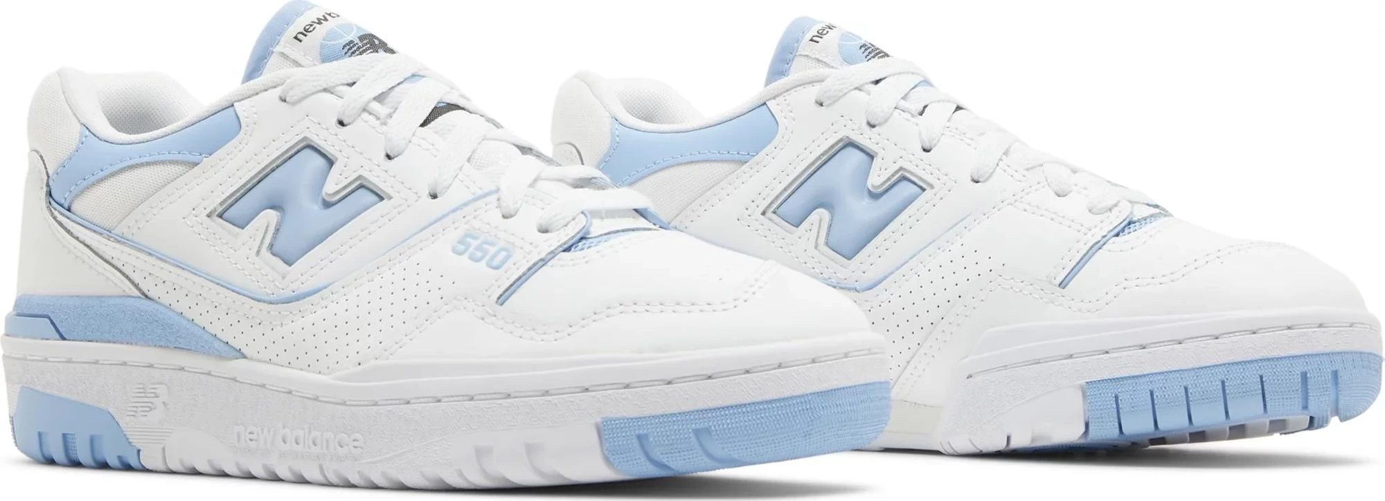 New Balance 550 UNC White Dusk Blue - obrazek 5