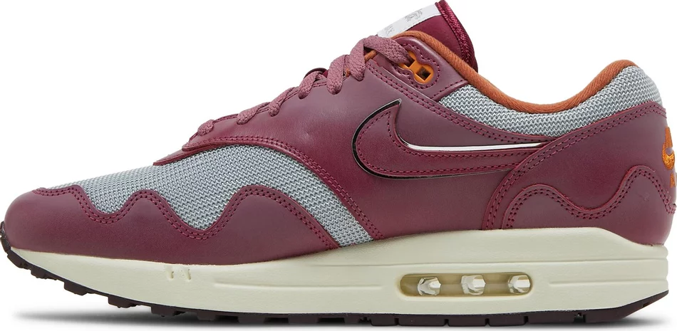 Patta x Air Max 1 Rush Maroon - Image 2