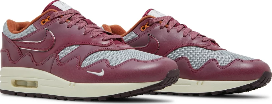 Patta x Air Max 1 Rush Maroon - Image 5
