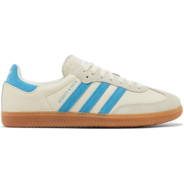 Sporty & Rich x Samba OG Cream Blue