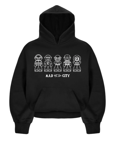 MINDOUT 5 GUYZ Hoodie Black