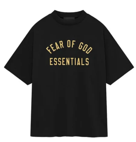 Black Gold Jersey Crewneck Tee