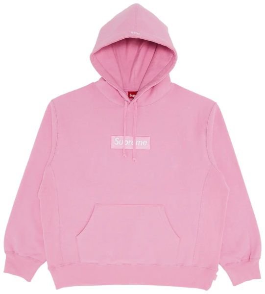 Supreme Box Logo Hooded Sweatshirt Pink (FW24)