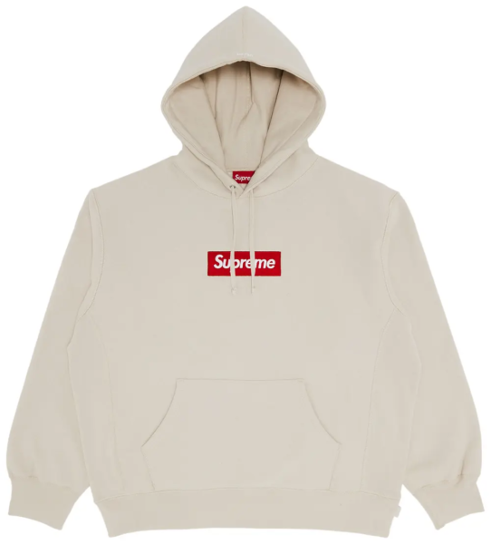 Supreme Box Logo Hooded Sweatshirt Stone (FW24)