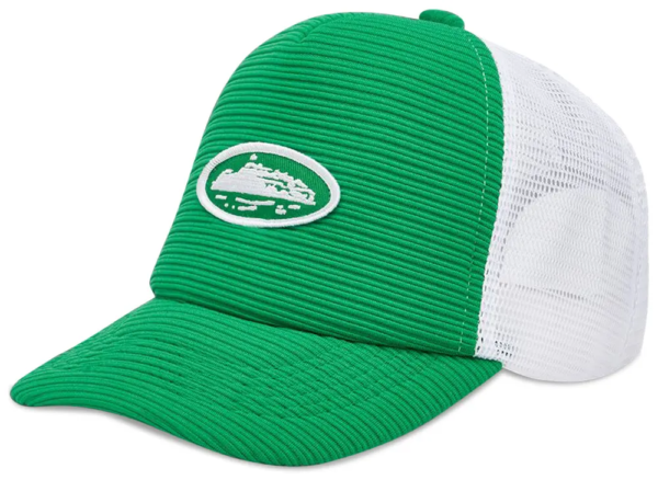 Corteiz Short Peak Trucker Green