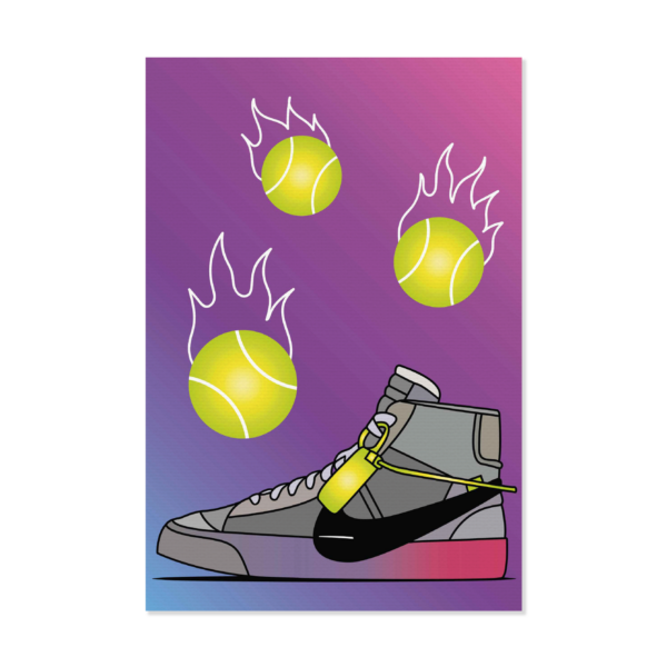 Obraz na płótnie Blazer Mid x Off White x Serena Williams Queen