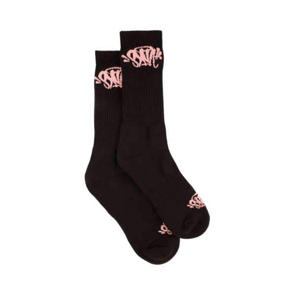 Corteiz 2PACK Socks Syna x Central Black/Rose