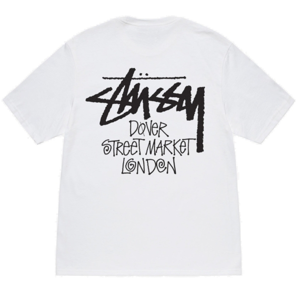Stussy Dover Street London Tee White