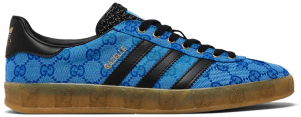 Adidas x Gucci Gazelle GG Blue Monogram