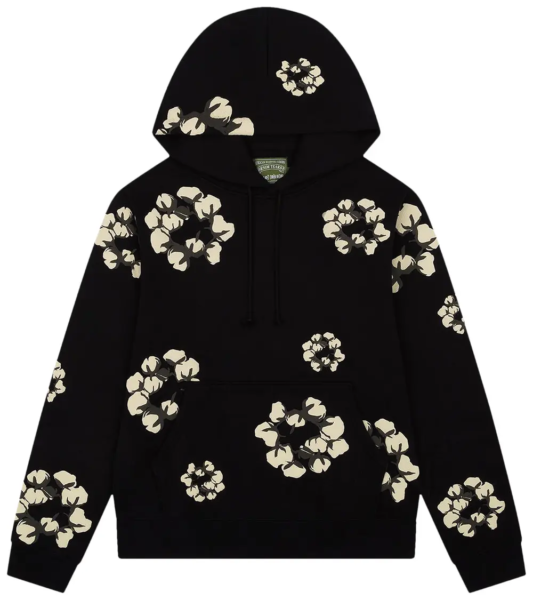 Denim Tears x Cactus Plant Flea Market Cactus Tears Wreath Hoodie Black