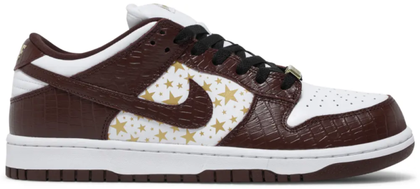 Nike SB Dunk Low Supreme Stars Barkroot Brown
