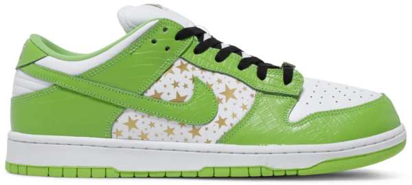 Nike SB Dunk Low Supreme Stars Mean Green