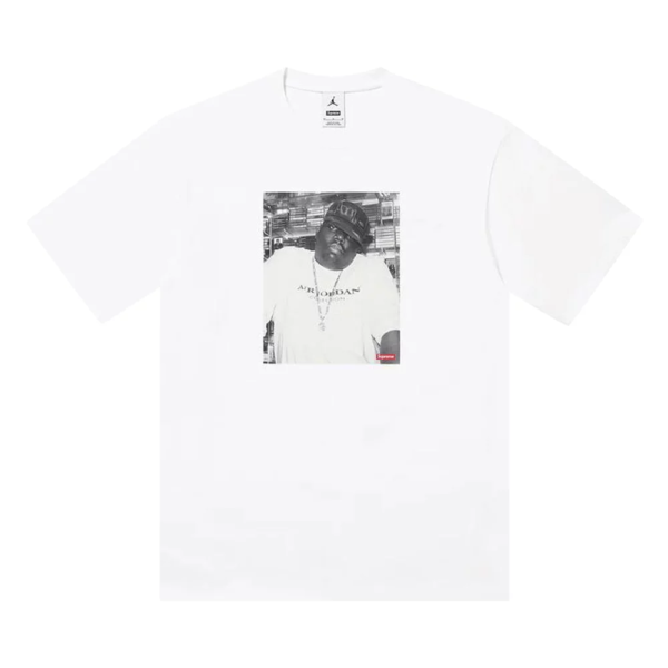 Supreme Jordan Biggie S/S Top White