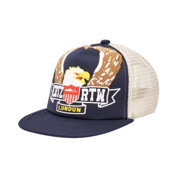 Corteiz Dipset Trucker Navy Eagle