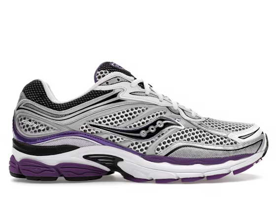 Saucony ProGrid Omni 9 White Black Silver Purple