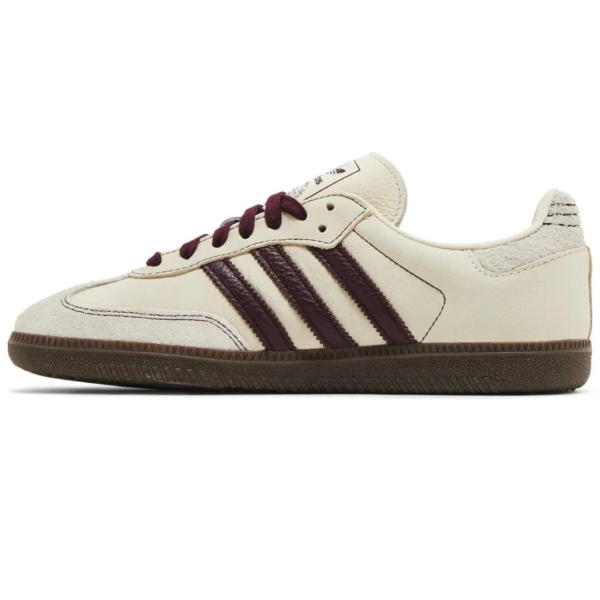 Adidas Samba OG Wonder White Maroon