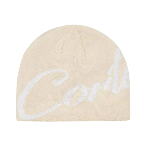 Corteiz Beanie Cream/White